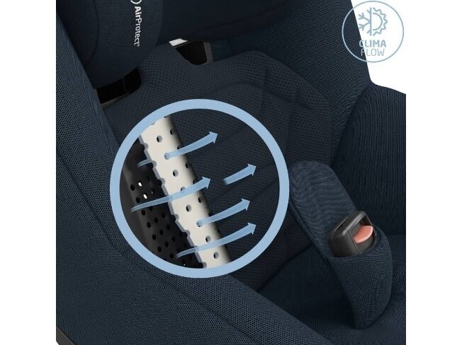 Automobilinė kėdutė Maxi Cosi Pearl 360 pro Authentic Blue su isofix baze 13