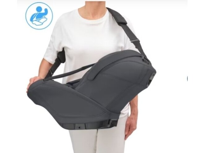 Automobilinė kėdutė Maxi Cosi Coral Slide Pro 40-87cm (0-13kg) i-size Moon Graphite + Coral Slide Pro Strype Automobilinė kėdutė Maxi Cosi Coral Slide Pro 40-87cm (0-13kg) i-size Moon Graphite + Coral Slide Pro Strype