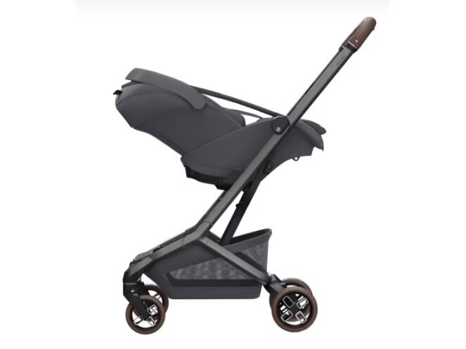Automobilinė kėdutė Maxi Cosi Coral Slide Pro 40-87cm (0-13kg) i-size Moon Graphite + FamilyFix Slide Pro isofix 360 5