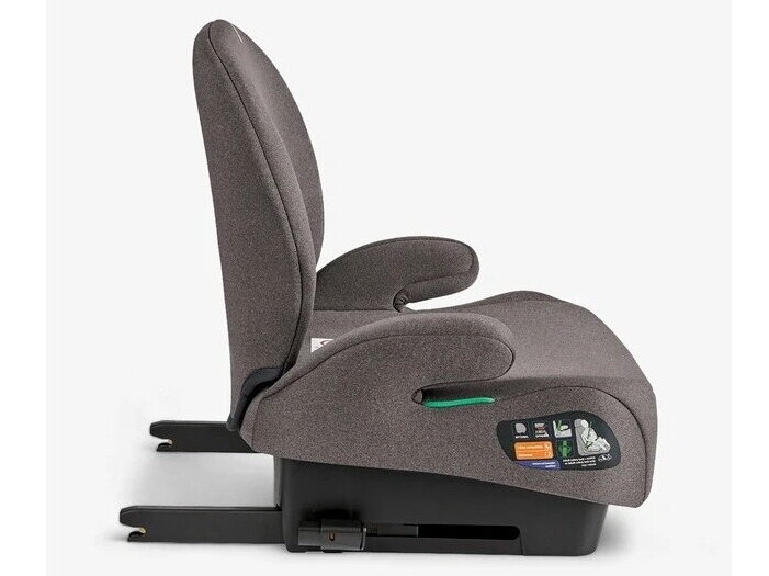 Automobilinė kėdutė pasėdukas su nugarėle i-size KikkaBoo i-Boost Brown 2 Automobilinė kėdutė pasėdukas su nugarėle i-size KikkaBoo i-Boost Brown 2