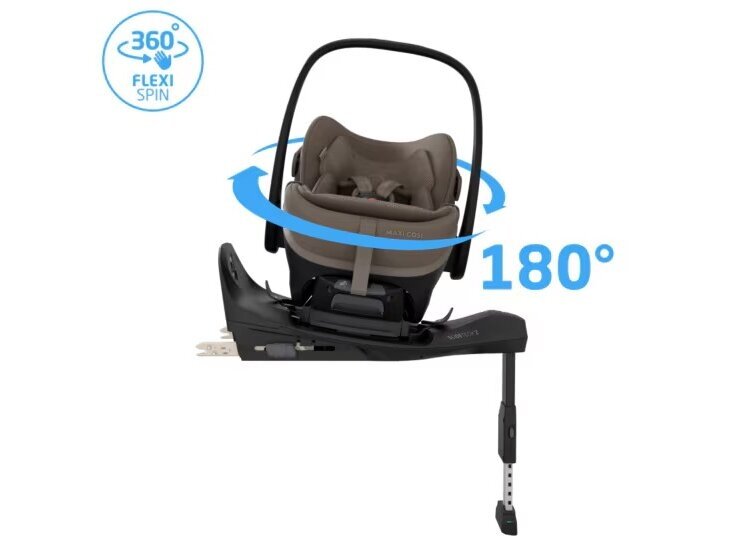 Automobilinė kėdutė Maxi Cosi Pebble Slide Pro 40-87cm (0-13kg)  i-size Oak Truffle 2