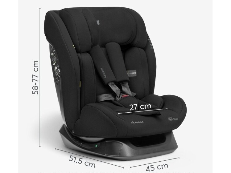 Automobilinė kėdutė KikkaBoo i - Explore i - size 40-150cm Brown 3 Automobilinė kėdutė KikkaBoo i - Explore i - size 40-150cm Brown 3