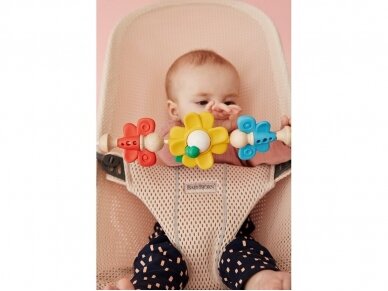 BABYBJÖRN gultukas su žaisliuku Bliss Pearly pink Mesh 3D