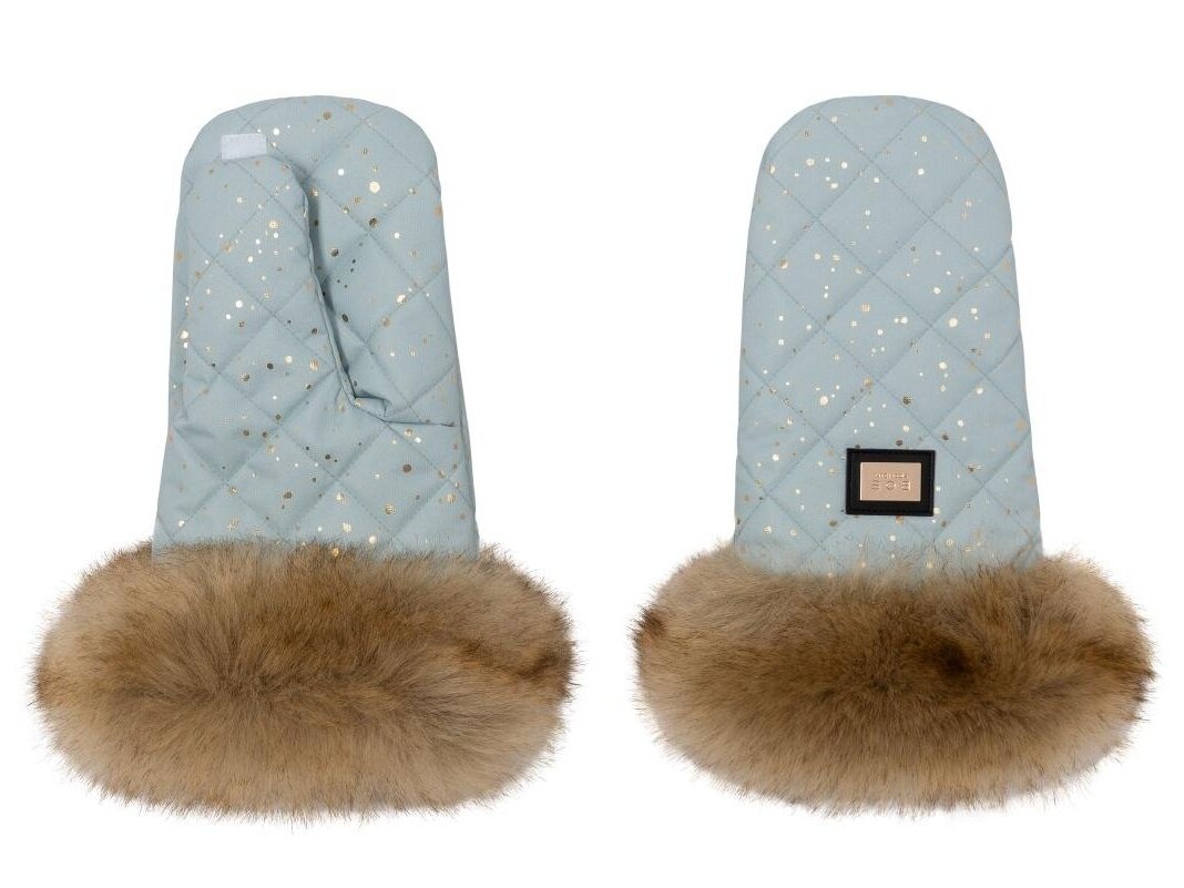 Bjallra of Sweden handmuff Aqua gold dust Bjallra of Sweden handmuff Aqua gold dust