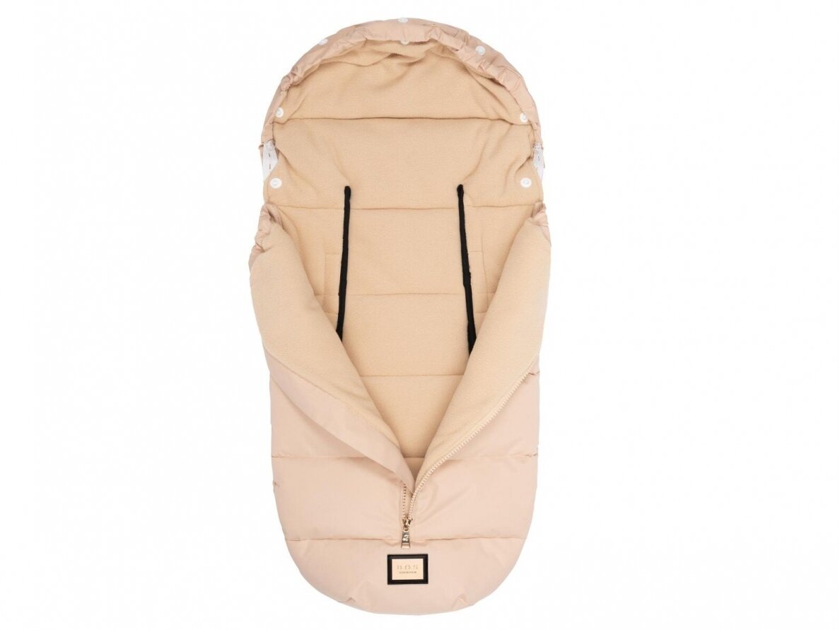 Bjallra of Sweden lopšio / automobilinės kėdutės žiemos vokelis, mova Beige 1