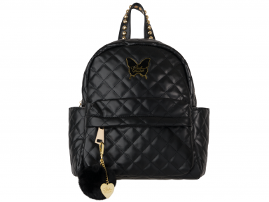 Bjallra mamos ir dukrytės kuprinė Quilted Black Bjallra mamos ir dukrytės kuprinė Quilted Black