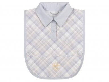 Bjallra  of Sweden (Швеция) нагрудник Bib Grey Classic Collection