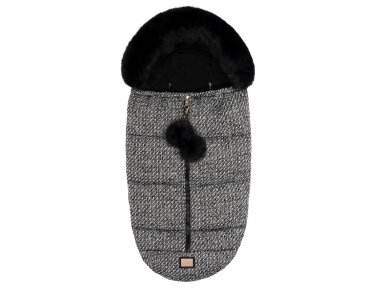 Bjallra of Sweden žiemos vokelis, mova Black Tweed Bjallra of Sweden žiemos vokelis, mova Black Tweed