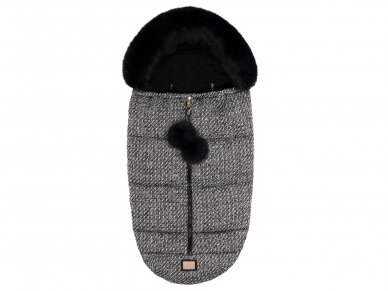Bjallra of Sweden Footmuff Black Tweed Bjallra of Sweden Footmuff Black Tweed
