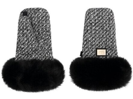 Bjallra of Sweden pirštinės vežimėliui Black Tweed