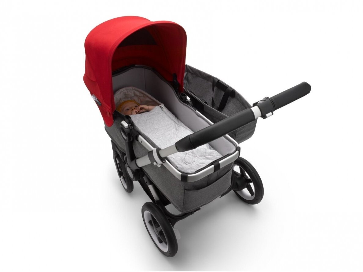 Bugaboo kūdikio vokelis, mova Light grey melange / Bugaboo newborn inlay 4 Bugaboo kūdikio vokelis, mova Light grey melange / Bugaboo newborn inlay 4