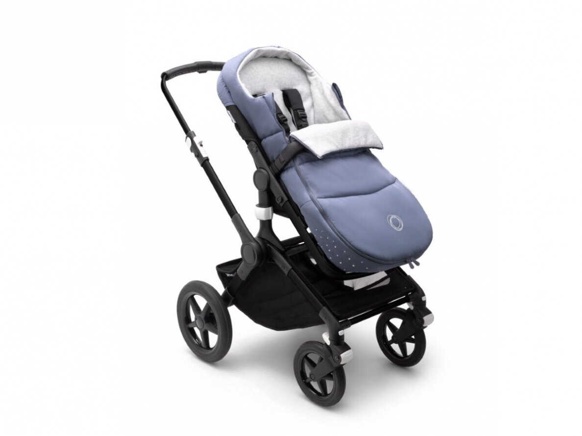 Bugaboo vežimėliams skirtas vokelis, žiemos mova Seaside Blue 1 Bugaboo vežimėliams skirtas vokelis, žiemos mova Seaside Blue 1