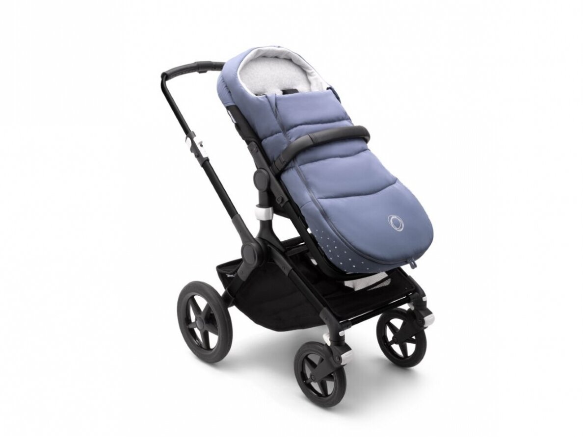 Bugaboo vežimėliams skirtas vokelis, žiemos mova Seaside Blue 2 Bugaboo vežimėliams skirtas vokelis, žiemos mova Seaside Blue 2