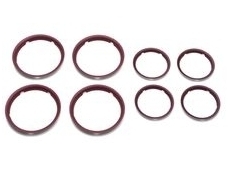 Bugaboo Fox Ratų gaubteliai / Wheel Caps - Dark red Bugaboo Fox Ratų gaubteliai / Wheel Caps - Dark red