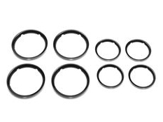 Bugaboo Fox Ratų gaubteliai / Wheel Caps - Glossy Black Bugaboo Fox Ratų gaubteliai / Wheel Caps - Glossy Black