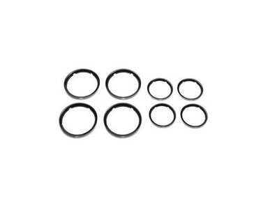 Bugaboo Fox Ratų gaubteliai / Wheel Caps - Glossy Black