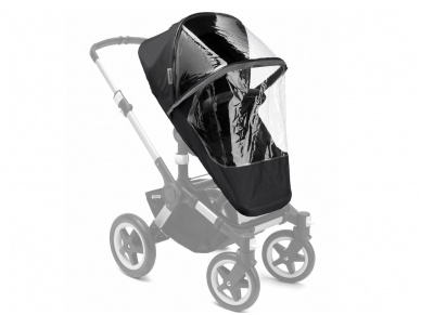 Bugaboo donkey / buffalo / runner lietaus apsauga high performance raincover BLACK 1 Bugaboo donkey / buffalo / runner lietaus apsauga high performance raincover BLACK 1