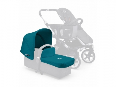 Bugaboo Donkey universalus stogelis su lopšio užklotu Petrol Blue Bugaboo Donkey universalus stogelis su lopšio užklotu Petrol Blue