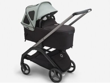 Bugaboo Dragonfly vasaros stogelis / breezy sun canopy Pine green 3 Bugaboo Dragonfly vasaros stogelis / breezy sun canopy Pine green 3