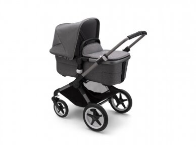 Капюшон Bugaboo Fox 3/ Fox 2/ Fox/ Lynx Серый Меланж 2 Капюшон Bugaboo Fox 3/ Fox 2/ Fox/ Lynx Серый Меланж 2