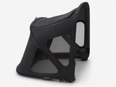 Bugaboo Fox/ Fox 2/ Fox 3/ Fox5 / Fox Cub/ Cameleon 3/ Lynx vasaros stogelis breezy Midnight black Bugaboo Fox/ Fox 2/ Fox 3/ Fox5 / Fox Cub/ Cameleon 3/ Lynx vasaros stogelis breezy Midnight black