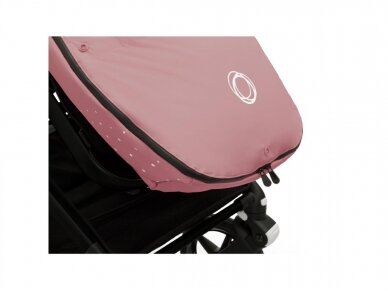 Bugaboo vežimėliams skirtas pūkinis žiemos vokelis, mova Performance Evening Pink 4
