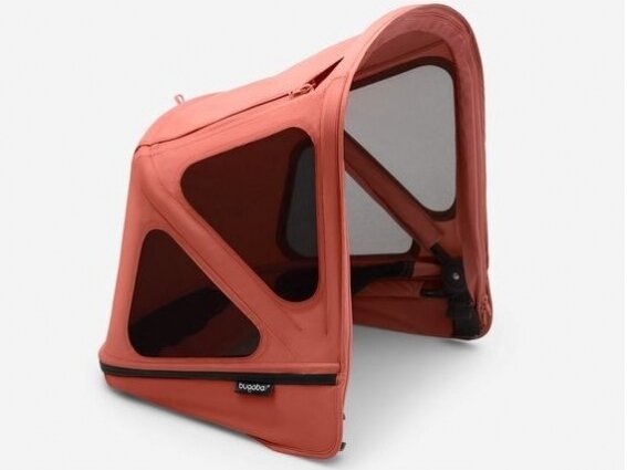 Bugaboo Donkey/ Donkey 2/ Donkey 3/ Donkey 5 vasaros stogelis / breezy sun canopy Sunrise red Bugaboo Donkey/ Donkey 2/ Donkey 3/ Donkey 5 vasaros stogelis / breezy sun canopy Sunrise red