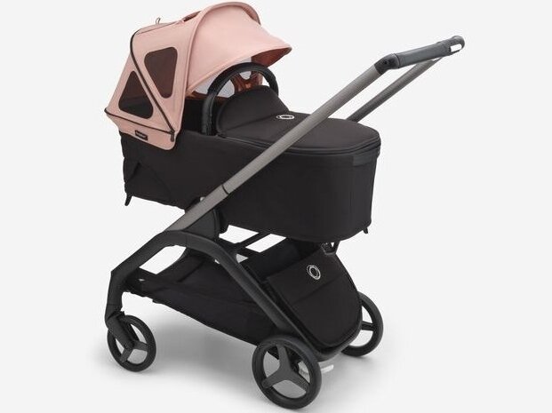 Bugaboo Dragonfly vasaros stogelis / breezy sun canopy  Morning pink 3