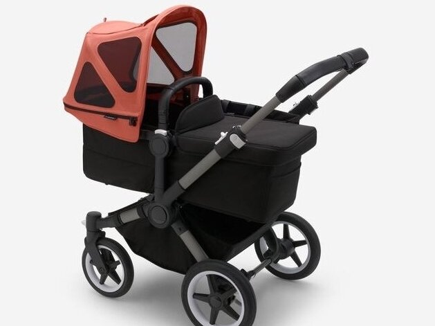 Bugaboo Donkey/ Donkey 2/ Donkey 3/ Donkey 5 vasaros stogelis / breezy sun canopy Sunrise red  1