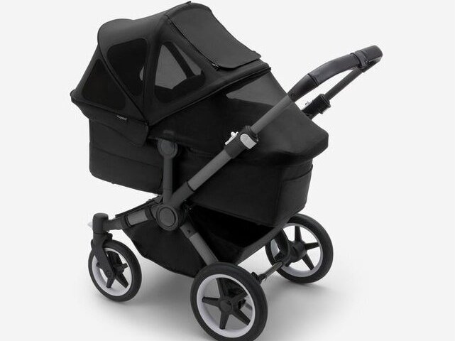 Bugaboo Donkey/ Donkey 2/ Donkey 3/ Donkey 5 vasaros stogelis / breezy sun canopy Midnight black 3 Bugaboo Donkey/ Donkey 2/ Donkey 3/ Donkey 5 vasaros stogelis / breezy sun canopy Midnight black 3