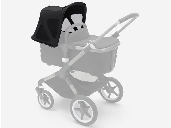 Bugaboo Fox/ Fox 2/ Fox 3/ Fox5 / Fox Cub/ Cameleon 3/ Lynx vasaros stogelis breezy Midnight black 1