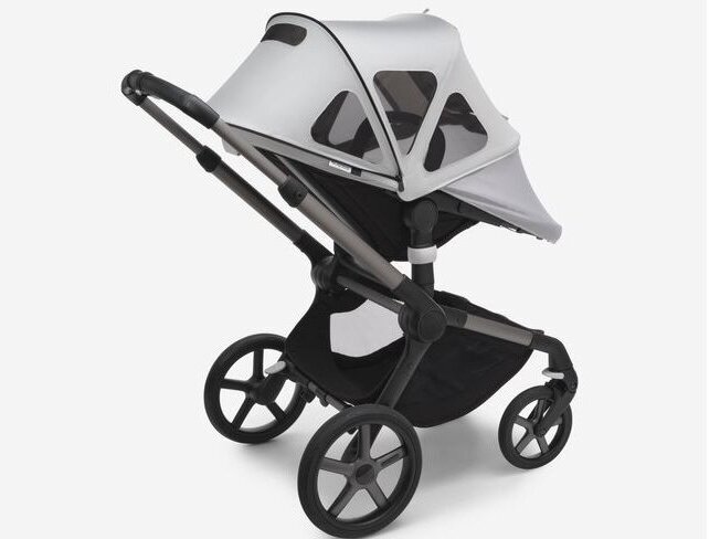 Bugaboo Fox/ Fox 2/ Fox 3/ Fox5 / Fox Cub/ Cameleon 3/ Lynx breezy sun canopy Misty grey 3