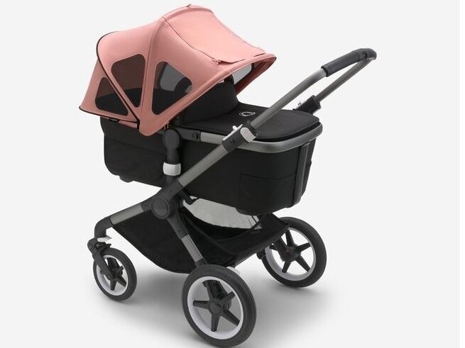 Bugaboo Fox/ Fox 2/ Fox 3/ Fox5 / Fox Cub/ Cameleon 3/ Lynx vasaros stogelis breezy Morning pink  2