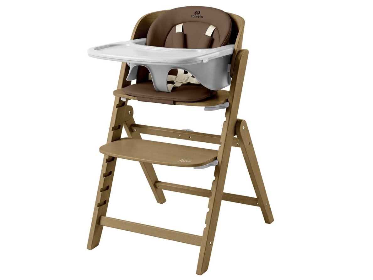 Carrello Focus maitinimo kėdutė Moka Brown Carrello Focus maitinimo kėdutė Moka Brown