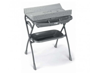 Cam Volare vonia su stovu ir pervystymo lenta Grey with Teddy bear 262