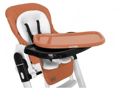 Carrello Apricus maitinimo kėdutė Pale Terracota 2 Carrello Apricus maitinimo kėdutė Pale Terracota 2
