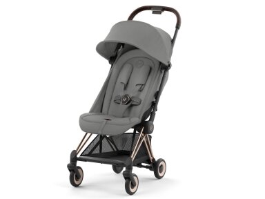 Cybex Coya vežimėlis Mirage Grey, rosegold frame