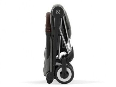 Cybex Coya vežimėlis Mirage Grey, chrome brown frame 7 Cybex Coya vežimėlis Mirage Grey, chrome brown frame 7