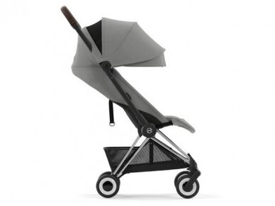 Cybex Coya stroller Mirage Grey, chrome brown frame 1