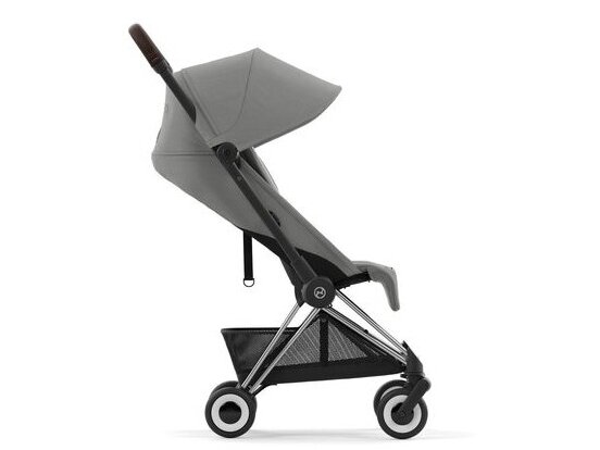 Cybex Coya vežimėlis Mirage Grey, chrome brown frame 4 Cybex Coya vežimėlis Mirage Grey, chrome brown frame 4