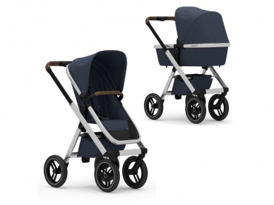 Universalus vežimėlis Dubatti 2in1 Silver/ Navy Melange/ Navy Melange ekspo 3 Universalus vežimėlis Dubatti 2in1 Silver/ Navy Melange/ Navy Melange ekspo 3