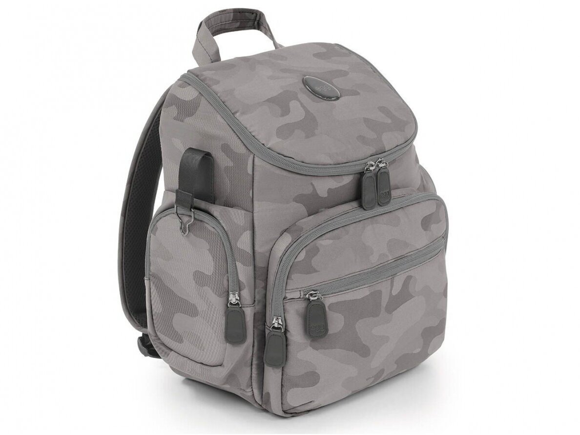 EGG mamos ir tėčio kuprinė Backpack Special Edition Camo Grey EGG mamos ir tėčio kuprinė Backpack Special Edition Camo Grey