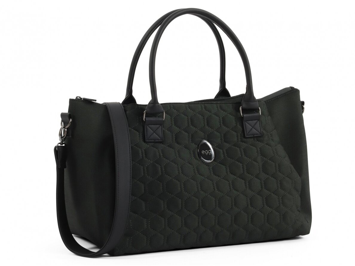egg Overnight Bag mamos rankinė Black Olive egg Overnight Bag mamos rankinė Black Olive