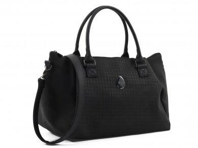 egg Overnight Bag mamos rankinė Houndstooth Black egg Overnight Bag mamos rankinė Houndstooth Black