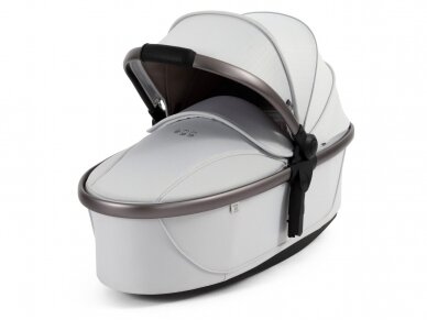 egg3® Carrycot Houndstooth Siler se 1
