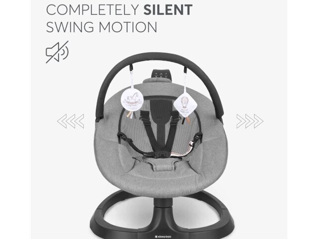 Electrical swing KikkaBoo Zazu Grey 4 Electrical swing KikkaBoo Zazu Grey 4