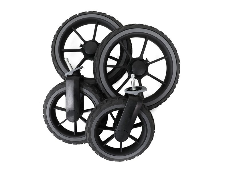 Emmaljunga NXT90/ NXT90F Solight-ecco 4 ratų su ratlankiais ir padangomis komplektas Outdoor važiuoklei Emmaljunga NXT90/ NXT90F Solight-ecco 4 ratų su ratlankiais ir padangomis komplektas Outdoor važiuoklei