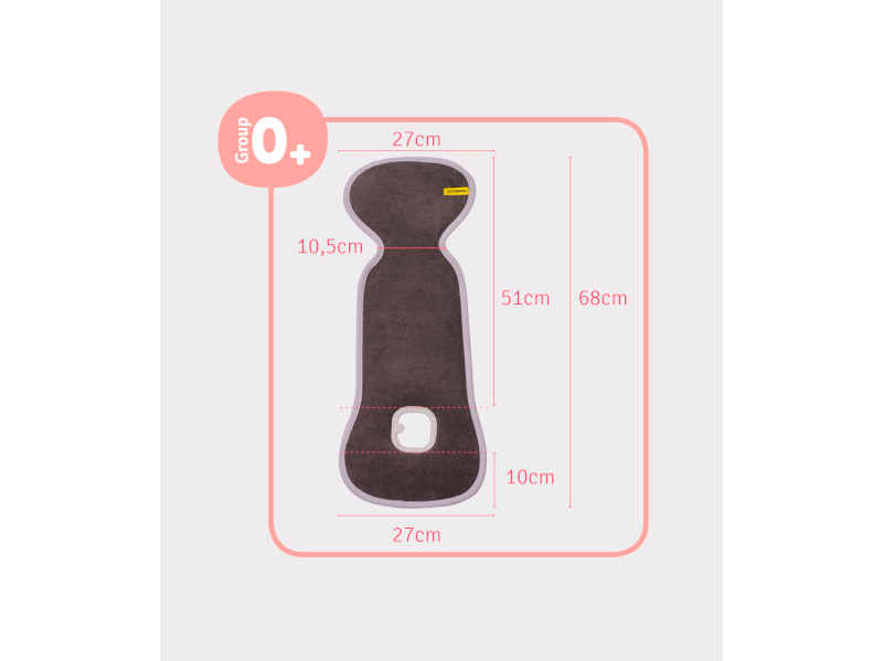Aeromoov Įdėklas nuo prakaitavimo autokėdutei 0-13kg Vanilla GR0 2