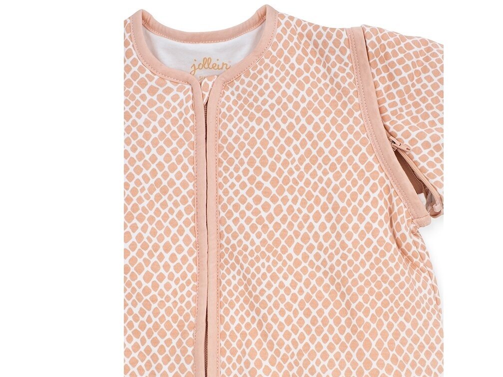 Jollein kūdikio miegmaišis su nusegamomis rankovėmis Snake Pale Pink 110cm 4 Jollein kūdikio miegmaišis su nusegamomis rankovėmis Snake Pale Pink 110cm 4