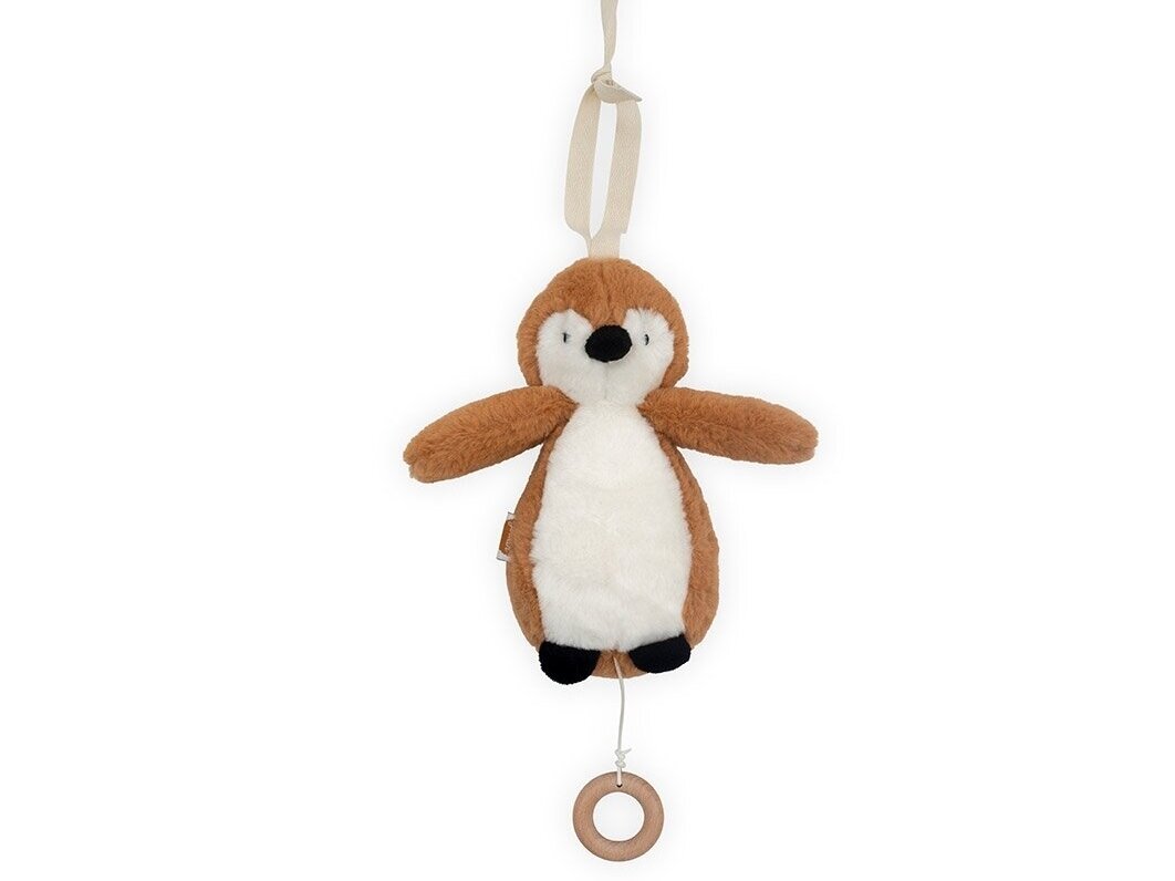 Jollein muzikinis kabinamas žaislas Pinguin Caramel Jollein muzikinis kabinamas žaislas Pinguin Caramel